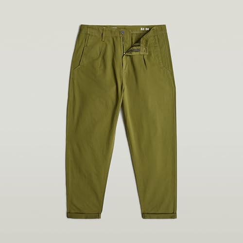 G-STAR Herren Pleated Chino Relaxed Tapered, Grün (Mayfly gd D24543-D910-H031), 26W / 32L – Ansicht 4