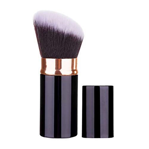 Retractable Foundation Brush, Sinide Professional Kabuki Makeup Brush - Best Blush Brush Travel Kit for Mineral Powder,Contouring, Cream or Liquid Cosmetics (Black Gold) Retractable Foundation Brush, Sinide Professional Kabuki Makeup Brush - Best Blush Brush Travel Kit for Mineral Powder,Contouring, Cream or Liquid Cosmetics (Black Gold)