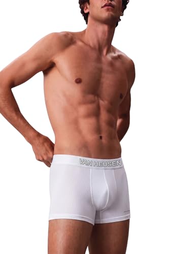 Image of Van Heusen Men's Trunk Pack of- 1 |Air Series|Light as air|Mesh Fabric|Breathable Active Trunks Moisture Wicking|No Ride Up Sweat Absorbant|Underwear for Active Wear|Style 40047