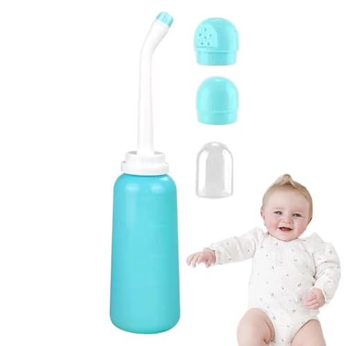 Bidê de viagem portátil, garrafa de bidê para mulheres, Garrafa Perineal Bidé Manual Multiuso, Garra