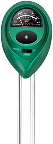 iPower, 3-in-1 Kit for Light and PH Tester for Home 3 in 1 soil meter, Round, 1 Pack