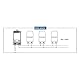 Aukson L03C MC030S Mikrowelle Bewegungsmelder Sensor 230V 800W LED Gelühlampe Keller, Bewegungsmelder, Technolgie: Hochfrequenz 5.8GHz Weiß