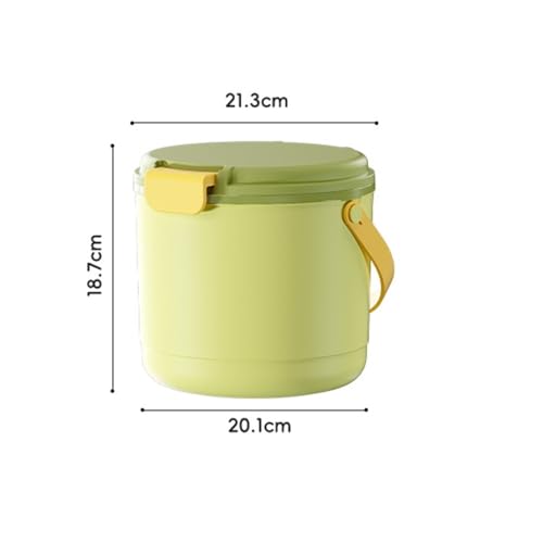 Cubo de hielo portátil grande verde y contenedor congelado doméstico 3