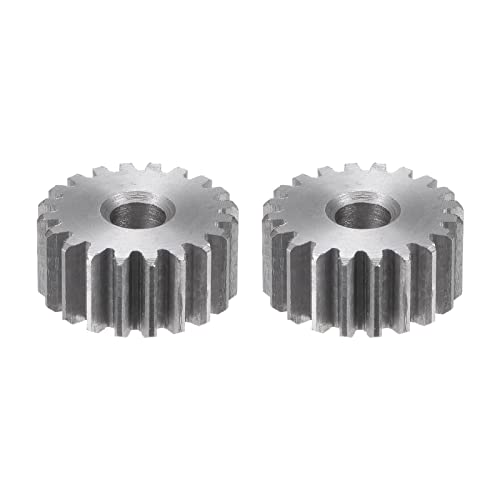 Image of HARFINGTON 2pcs Straight Spur Gear 6mm Bore 20T Mod-1 Hardened 45# Steel Spur Diff Differential Motor Gear RC Car Replacement Parts
