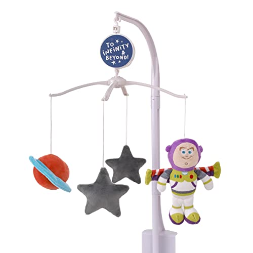 Disney Toy Story Outta This World Multi Colored Buzz Lightyear, Stars, and Planet Musical Mobile