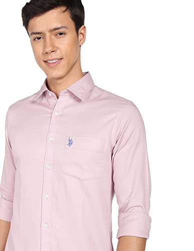 Image of U.S. Polo ASSN. Men's Cotton Slim Fit Shirt
