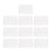 ULTECHNOVO 10 X Reaction Plates Transparent Plastic 6-Holes