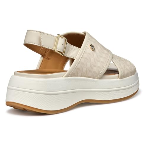 Geox D Spherica Ecub-3 S: Evita el dolor de pies con estas sandalias de plataforma beis 6