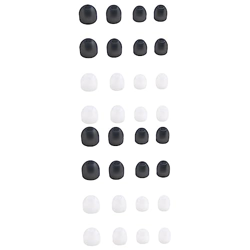 BESPORTBLE 2sets Running Earbuds Ear Tips Replacement Earbuds Covers Anti-Slip Silicone Tips for Headphones 8pairs*2