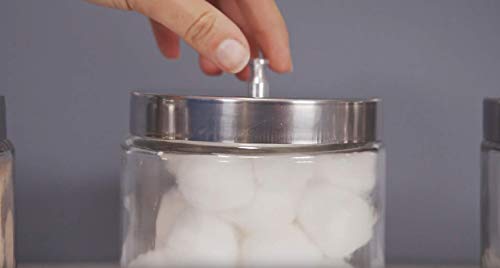 Graham-Field 3454A C Grafco Cotton Labeled Glass Sundry Jar with Lid - Thumbnail 3