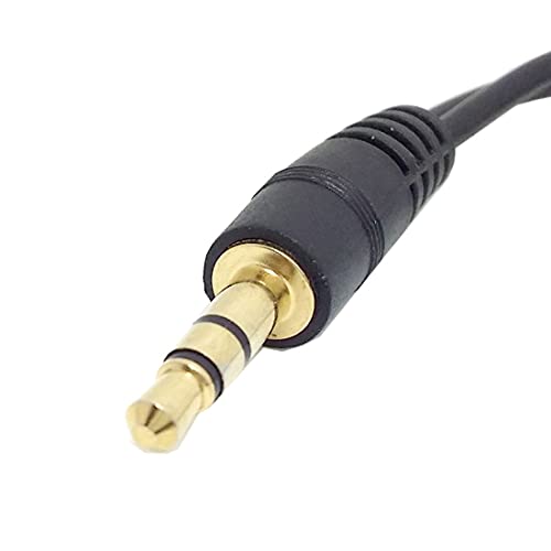 Cable divisor de audio 3.5mm con control de volumen miniatura 4