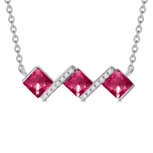 Lvoryance �v�����Z�X�J�b�g��΃y���_���g�l�b�N���X 925�X�^�[�����O�V���o�[ �X�N�G�A�J�b�g �a���΃W���G���[ ���f�B�[�X�M�t�g, �X�^�[�����O�V���o�[, �L���[�r�b�N�W���R�j�A