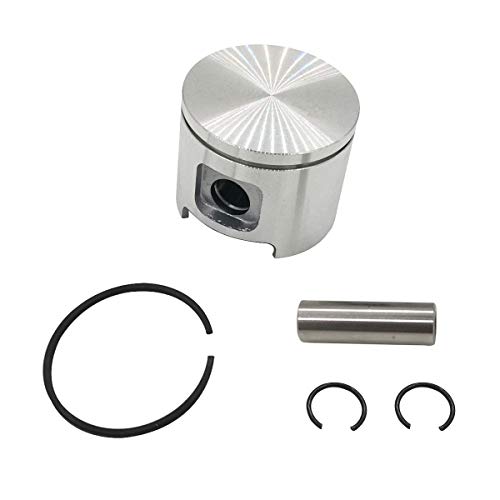 Cancanle 48mm Piston Assembly Piston Ring Pin Clip for Husqvarna 61 Chainsaw