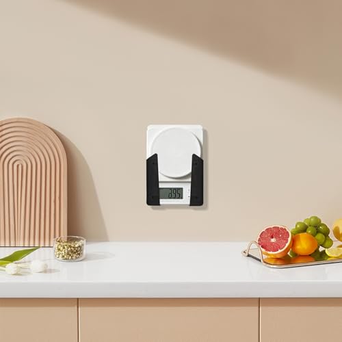 Soporte para báscula de cocina modular que ahorra espacio bajo el armario 8