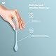 Satisfyer Yoni Power 2 Liebeskugeln | 3er Set Beckenboden-Trainer aus Silikon | Kegelballs für Damen | 22-73 g und 2-3 cm | Für Anfänger & Fortgeschrittene | Medizinisches Silikon | Hellblau