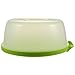 Cake Packaging Boxes Cake Carrier Holder with Handle 8 Inch Plastic Cupcake Container Box Round Muffin Storage Keeper Server Stand Dome for Transporting Baked Goods Green Candy Treat Box