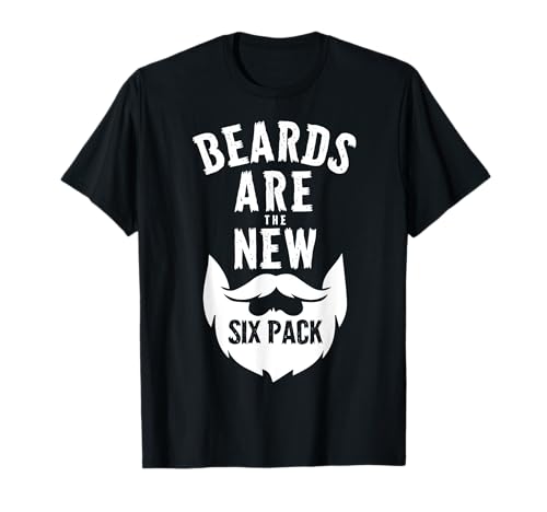 Beards Are The New Six Pack Tank Top Mens Womens Funny Beard T-Shirt