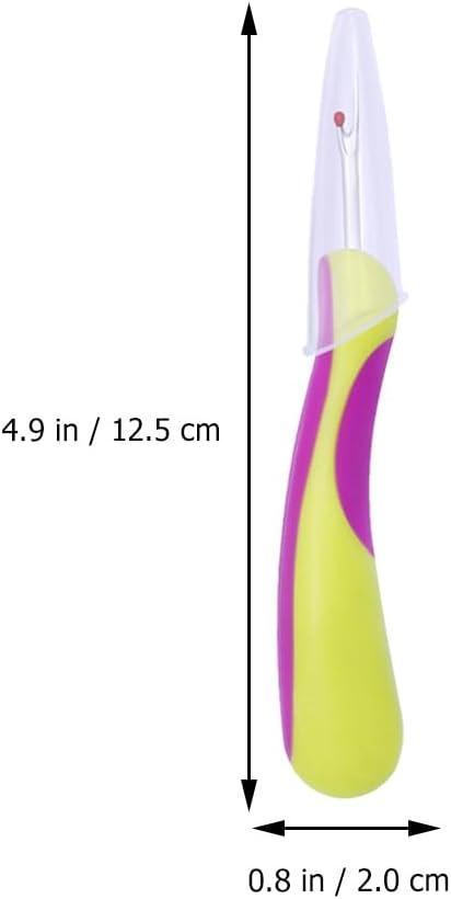PlasticTEHAUX 2pcs Seam Ripper, Plastic Stitch Remover Ergonomic Grip Thread Unpicker Thread Ripping Tool for Sewing Crafting Accessories