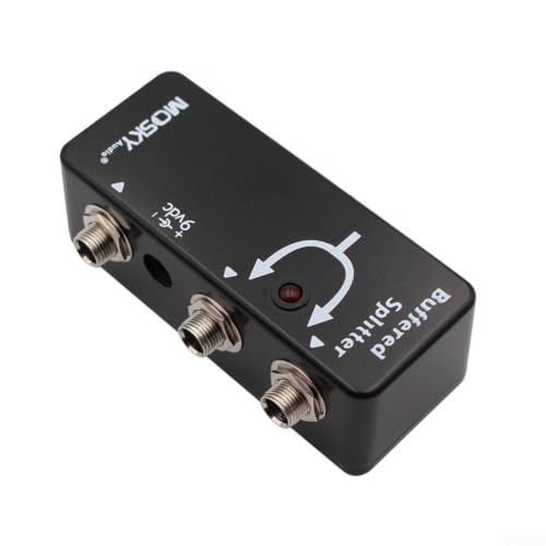 Signal Boosting Buffered Splitter Guitar Pedal Metal