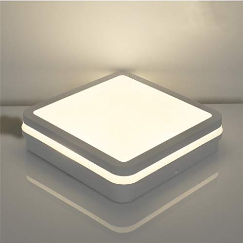 Preisvergleich Produktbild LED Deckenleuchte Badezimmer Feuchtraum, 18W 1800LM 4000K Neutralweiß LED Deckenlampe, IP54 Spritzwassergeschützt Badleuchte für Wohnzimmer, Büro, Schlafzimmer, Esszimmer, Küche, Kinderzimmer, Balkon
