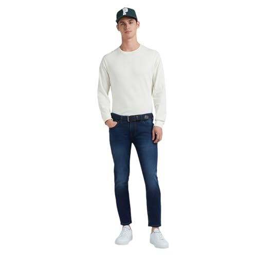 Image of Pepe Jeans Men's Tapered Fit Jeans | Mid Rise | Chinox | Jeans for Man