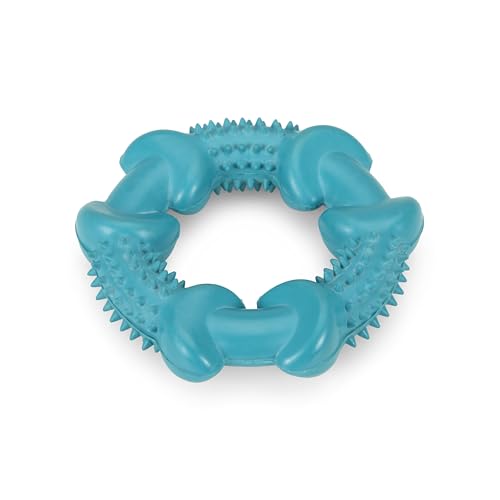 Petface (Little Petface) Rubber Ring Teething Chew Dog Toy, Perfect for Puppies and Small Dogs (Pack of 1)