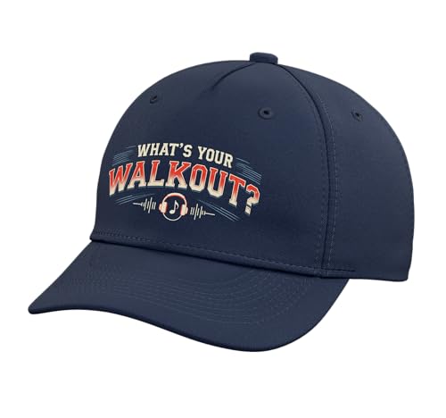 Walkout Music Lover Headphones Gift Navy Baseball Hat
