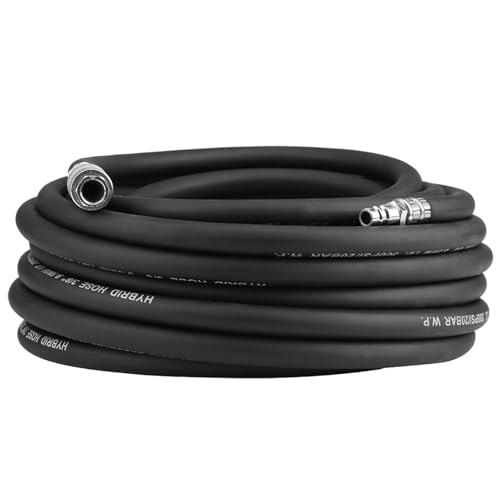 Manguera de aire Karlak de goma de 15m con kit de accesorios de 5 piezas para compresor neumático 2