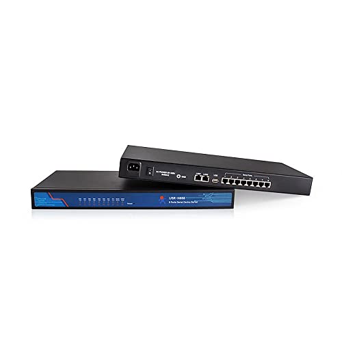 Lubeby Smart 8-Port RS232/422/485 Serial Device Servers USR-N668 X 1 PCS