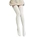 Produktbild Bakicey Damen Kniestrümpfe Socken Overknee Strümpfe Strumpfhosen Baumwollstrümpfe Stricksocken Stützkniestrümpfe Gestrickte Socken Hoch Über das Knie Lange Socken Winter Strümpfe, 74cm Weiß, 74cm