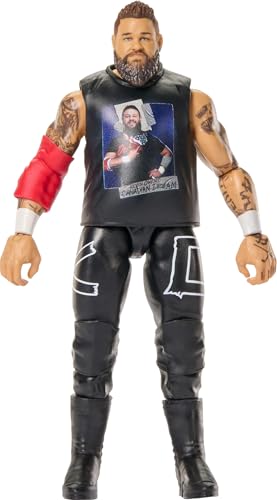 Mattel WWE Kevin Owens Action Figure Main Event Series #163 6-inch Collectible Superstar with 14 Articulation Points & Life-Like Look