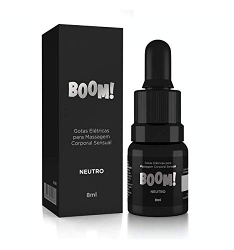 Gel Excitante Feminino Gotas Elétricas Boom Neutro 8ml