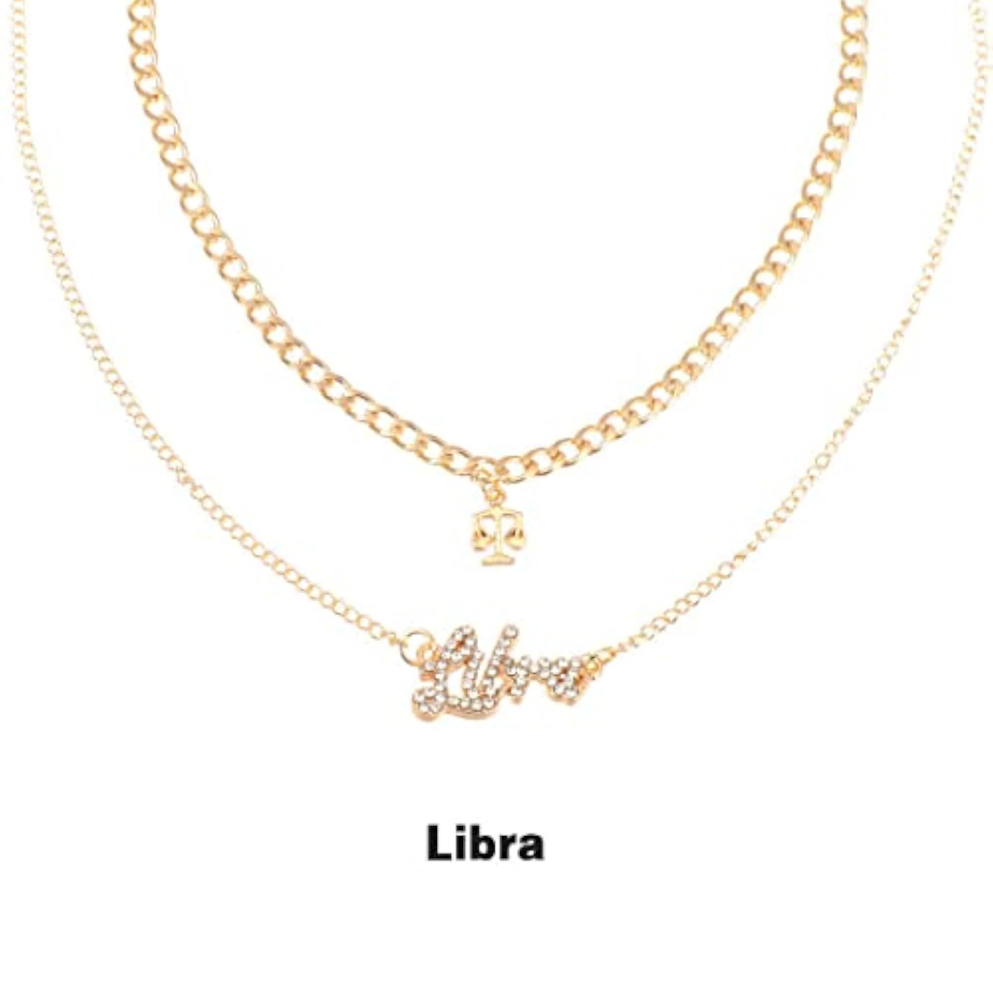Layered Astrological Necklace for Plated Jewellery