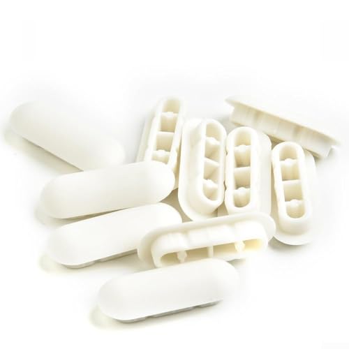 Amortiguadores para asiento de inodoro con fuertes almohadillas de sellado para amortiguación de ruido y amortiguación, compatibles con una amplia gama de marcas de inodoros (10 cojines de asiento)