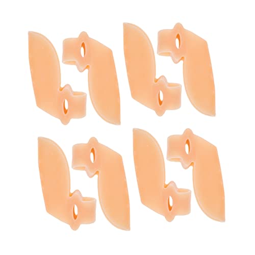 OUNONA Silicone Toe Spacers for Foot Care Comfortable and Breathable Design Bunion Relief Reusable Toe Separators for Beautiful Feet for Men and Women