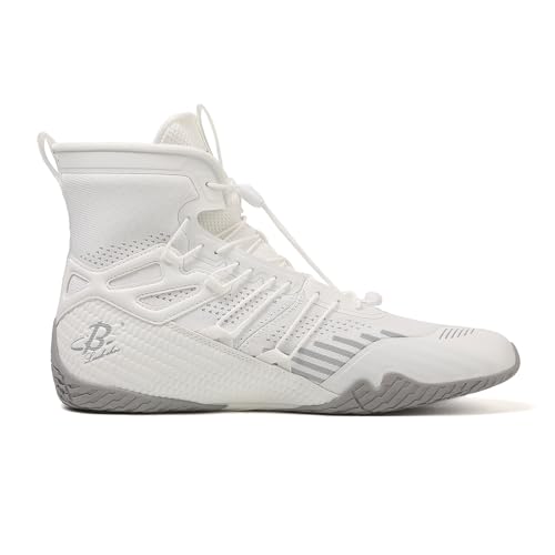 Men’s Boxing Shoes Lightweight High-Top Training Shoes with Drawstring – Supportive Gym Footwear for Fighters2