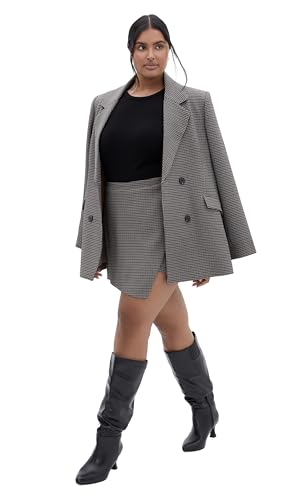 City Chic Women's Plus Size Skort - Tiana Plaid, 18