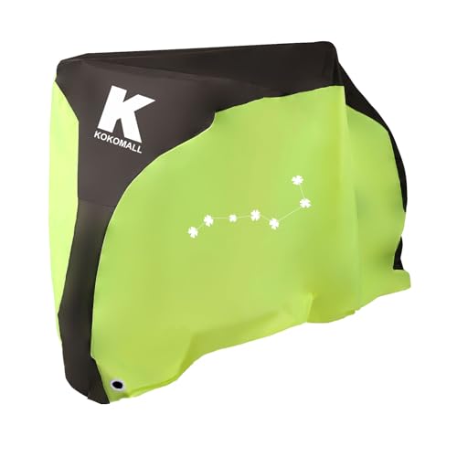 KOKOMALL Housse Velo Exterieur Imperméable , Bache vélo Protection Contre la Pluie,la Neige,la Poussière et les UV Housse Velo Exterieur Protection,pour VTT et Vélo de Route,200x70x110cm