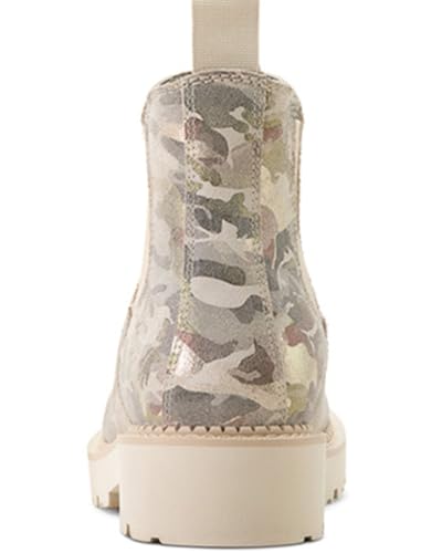 Ariat Womens Fatbaby Twin Gore Round Toe Pull On Chelsea Casual Boots Ankle Low Heel 1-2" - Brown3