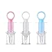Liquid Medicine Syringe for Infant Toddler Newborns Silicone Baby Liquid Dropper Blue