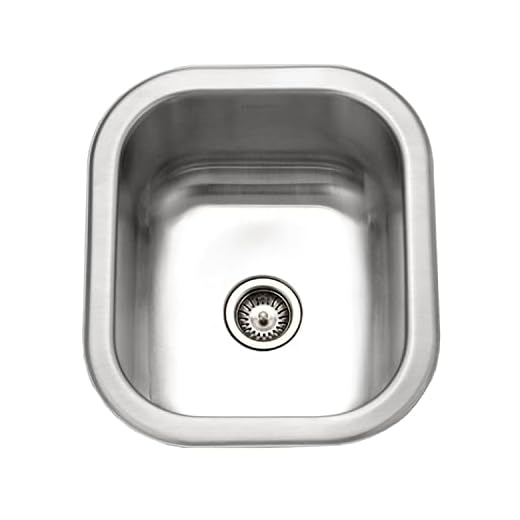 Houzer CS-1307-1 Club Series Undermount Small Bar/ Prep Sink