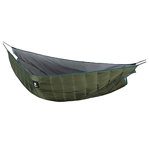OneTigris Shield Cradle Pro Double Hammock Underquilt for Winter Hammock Camping, Large Wide Under Blanket for Adults & Kids Camping, Hiking, Backpacking, Travel, Backyard, Beach, Indoor, Outdoor