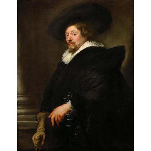 Toile Rubens Autoportrait de qualité musée avec encres d'archives durables
