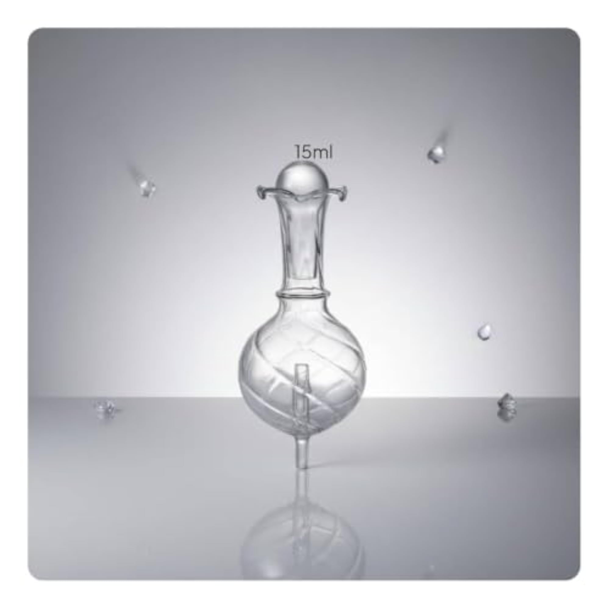 Thick Bottom Waterless Atomizer Glass Nebulizer