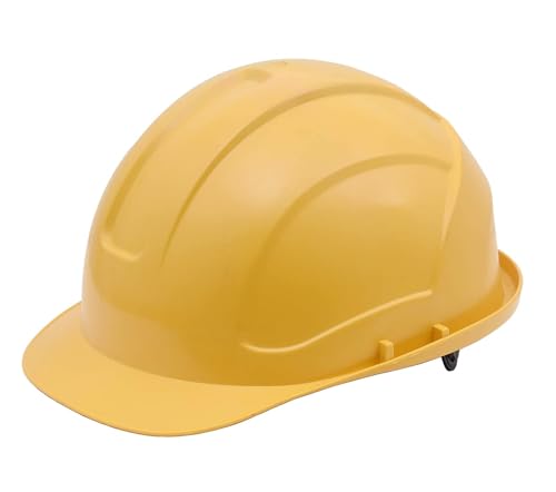 BLACK + DECKER Thermostatic Safety Helmet for Construction & Outdoor Activities | Adjustable Chin Strap & Rachet Type Adjustment | Lightweight, Comfortable & Durable Hard Hat | Yellow | BXHP0226IN-Y (B08DG599GR) Amazon Price History, Amazon Price Tracker