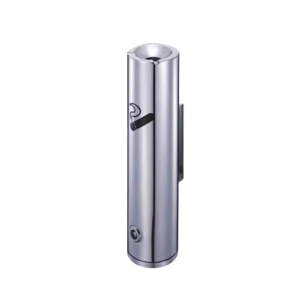 Kw3ns8bp5r One Color Pillar Ashtray Cylindrical Wall-Mounted Ash Tray Outdoor Smoking Area