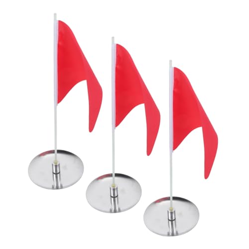 ibasenice Golf Practice Flag Set Hole Cups Portable Golf Flagstick for Indoor/Outdoor Training Putting Target