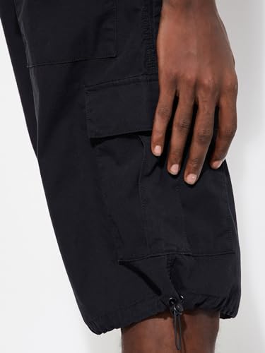 Image of Max URB N Men Solid Cargo Shorts