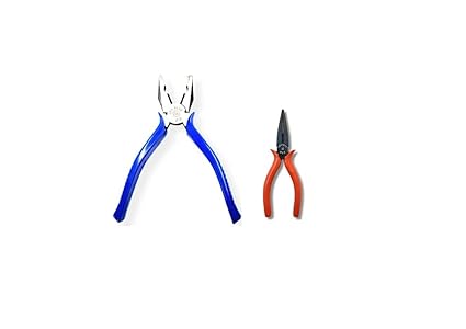 Sky Blue Multipurpose Professional Combination Home & Office Used Hand Tools Kit Plier Set ( Pack Of 2) SBE-184