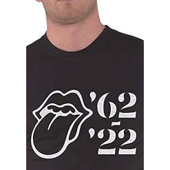 The Rolling Stones T Shirt Sixty Outline 1962-2022 Nouveau Officiel Homme Noir - Les Beatles, Paul McCartney, John Lennon, RIngo Starr, George Harrison The Rolling Stones T Shirt Sixty Outline 1962-2022 Nouveau Officiel Homme Noir – Image 3